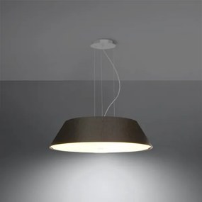 Lustră pe cablu VEGA 5xE27/60W/230V d. 60 cm neagră Sollux SL.0766