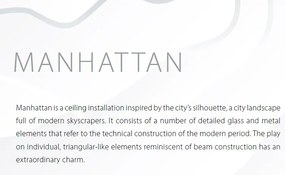 Lustra LED moderna design LUX cristal MANHATTAN 05 – I
