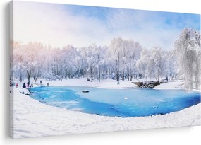 Tablou - Lac de gheață (90x60 cm)