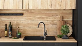 Chiuveta bucatarie Rea NORTH black