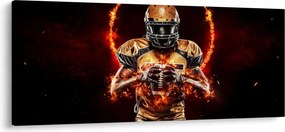 Tablou - Jucător de fotbal american (120x50 cm)
