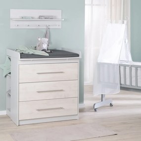 Salteluță pentru schimbat scutece 75x85 cm Graphite gesteppt – Roba