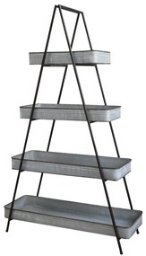 Etajera din metal, cu 5 sertare, Antique zinc