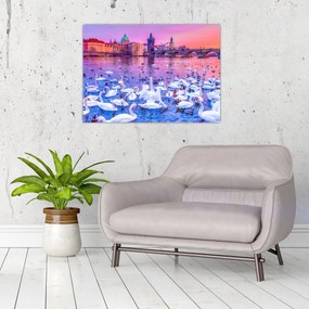 Tablou pe sticlă - Praga (70x50 cm)