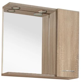 Mobilier de baie Ruben 65, mobilier suspendat, stejar Sonoma