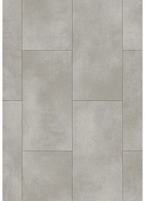 Mexen Imperial Grey probă panelă vinil 610 x 305 mm SPC 6,5 mm, substrat IXPE 1,5 mm, 4 V-Fugă, Beton - F1154-S