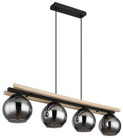 Lustră pe cablu CONNI 4xE27/25W/230V Globo 15569-4H