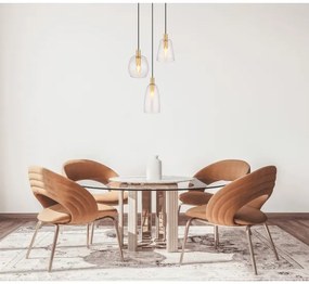 Lustră pe cablu GARRI 3xE14/40W/230V alamă Globo 15789-3HM