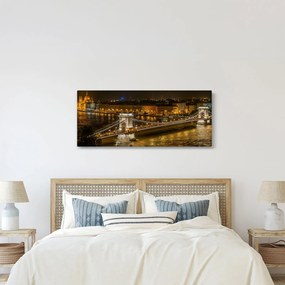Tablou orașului nocturn (120x50 cm)
