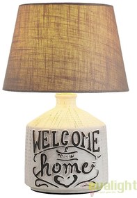 Veioza, lampa de masa din ceramica, diametru 24,5cm, Petra 4386 RX