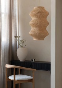 Lustra suspendata Eco, Bambus, Barbados natural, XL
