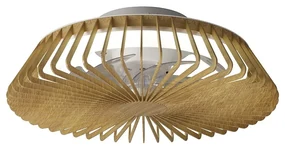 Lustra LED cu Ventilator si telecomanda HIMALAYA Mini lemn