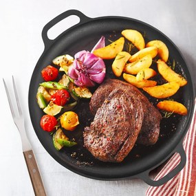 Tigaie tip grill din fontă ø 35 cm LITINA – Orion