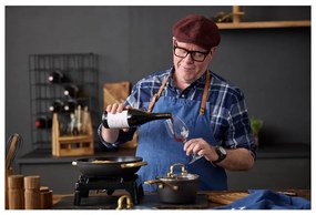 Oală cu capac/cu suprafață antiaderentă din aluminiu 2,6 l adecvată pentru plita cu inducție – Holm