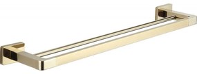 Mexen Asis cuier dublu pentru prosoape, auriu - 7017625-50