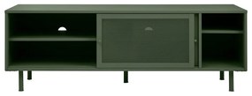 Comodă TV verde-închis din metal 160x55 cm Veep – Unique Furniture