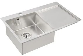 Chiuvetă de bucătărie ALVEUS 1124384 QUARTO 78x48 cm crom