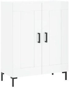 830198 vidaXL Servantă, alb extralucios, 69,5x34x90 cm, lemn compozit