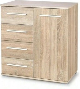 Comoda Lima KM2,  stejar sonoma, PAL, 77x40x82 cm