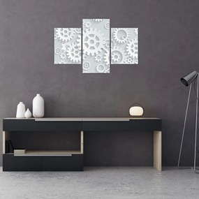 Tablou - Roți dințate (90x60 cm)