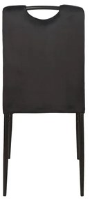 Scaun de bucaterie Rip Velvet, negru