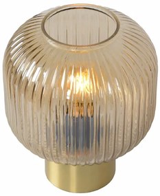Lampă de masă Lucide 45586/20/62 MALOTO 1xE27/40W/230V bej/auriu