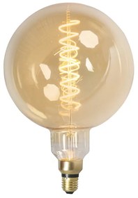 Bec LED cu filament spiralat E27 reglabil G200 3W 200lm 2100K
