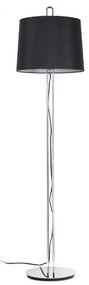 Lampadar / Lampa de podea moderna design elegant MONTREAL crom/negru