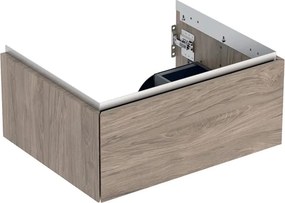 Dulap baza suspendat Geberit One nuc american Hickory 60 cm