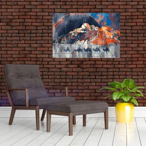 Tablou - Ilustrație de sweathouses (90x60 cm)