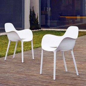 Set de 4 Scaune moderne cu brate de exterior / interior design premium SABINAS ARMCHAIR 45012 Vondom