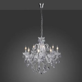 Lustră de cristal pe lanț Paul Neuhaus 3081-00 GRACIA 8xE14/40W/230V