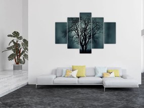 Tablou copaci în eclipsă (150x105 cm)