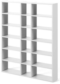 Bibliotecă TemaHome Pombal, lățime 182 cm, alb