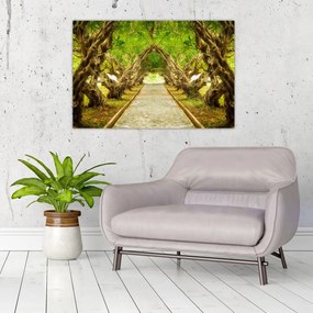 Tablou - Tunel viu din plumeria (90x60 cm)