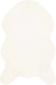 vidaXL Covor din de iepure sintetic antiderapant Olite Crem 60 x 90 cm