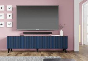 Masă TV F 4D 200 Rowanna (Negru + albastru închis). 1125084