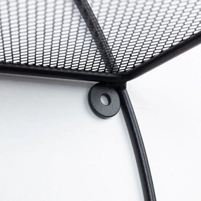 Raft de perete rotund Kave Home, ø 55 cm, negru