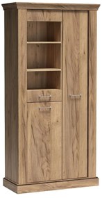 Vitrină Atena 10 (cu iluminat LED) (craft auriu). 1055345