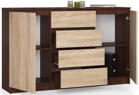 Comodă Koa (wenge + stejar sonoma). 1069052