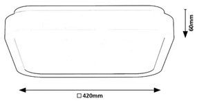 Plafonieră LED pentru baie Rabalux 71261 SAMIRA LED/48W/230V IP44 alb