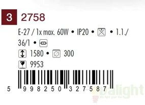 Lampadar, lampa de podea Elisett 2758 RX