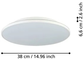 Plafonieră LED CRESPILLO LED/21W/230V d. 38 cm Eglo 99726