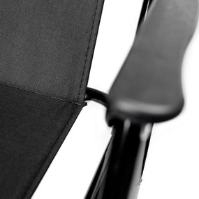 Scaun pliabil de drumeție negru