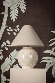 Veioza LUX, Ceramica Ivory, Tesatura In, ANNABELLE