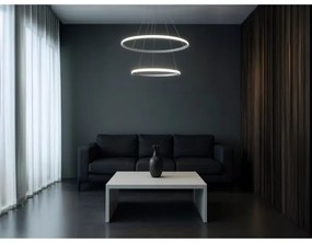 Candelabru suspendat LED dimabil pe cablu, 55 W, 230 V, 3000–6500 K, Ø 60 cm + telecomandă