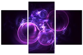 Tablou abstract cu bulbuci (90x60 cm)