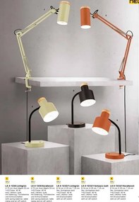 Lampa de birou Gili rosu coral