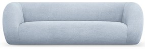 Canapea albastru-deschis cu tapițerie din stofă bouclé 230 cm Essen – Cosmopolitan Design