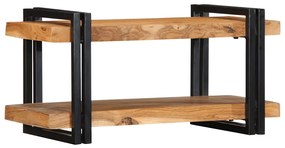 vidaXL Raft de perete 70x33x35 cm din lemn masiv de salcâm